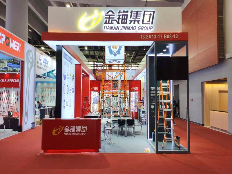 上海勁浪國際貿易有限公司的廣交會展位設計搭建圖片