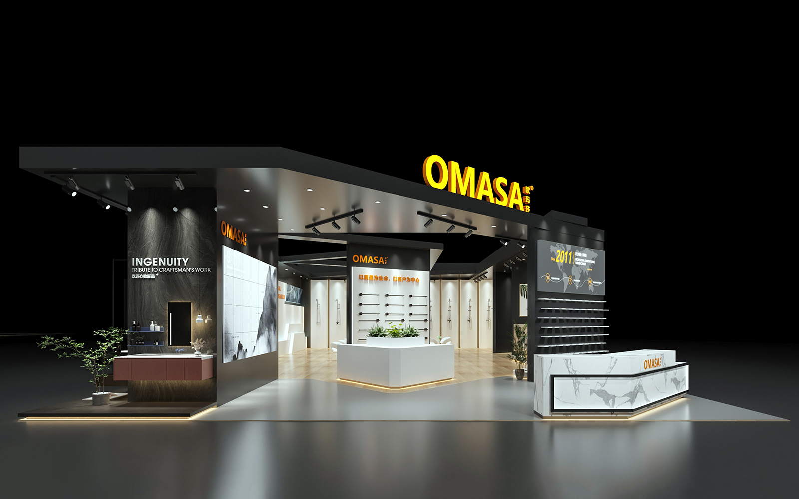 溫州展會搭建方案設計圖片模板