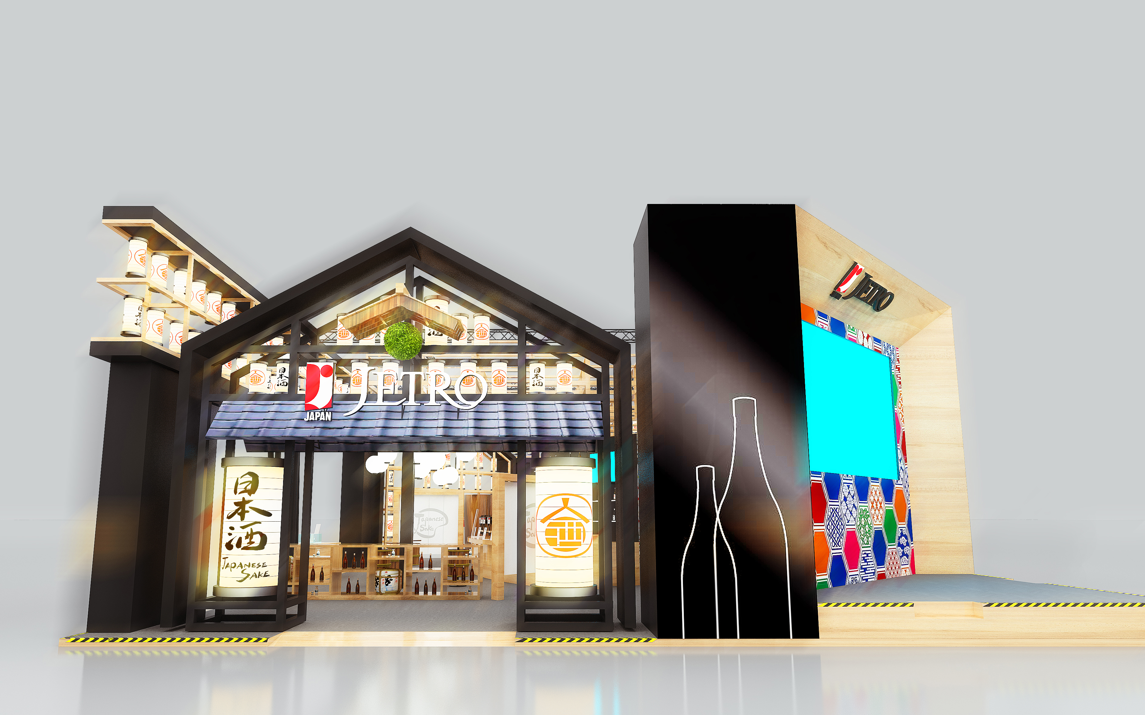 溫州展館搭建方案設計圖片模板